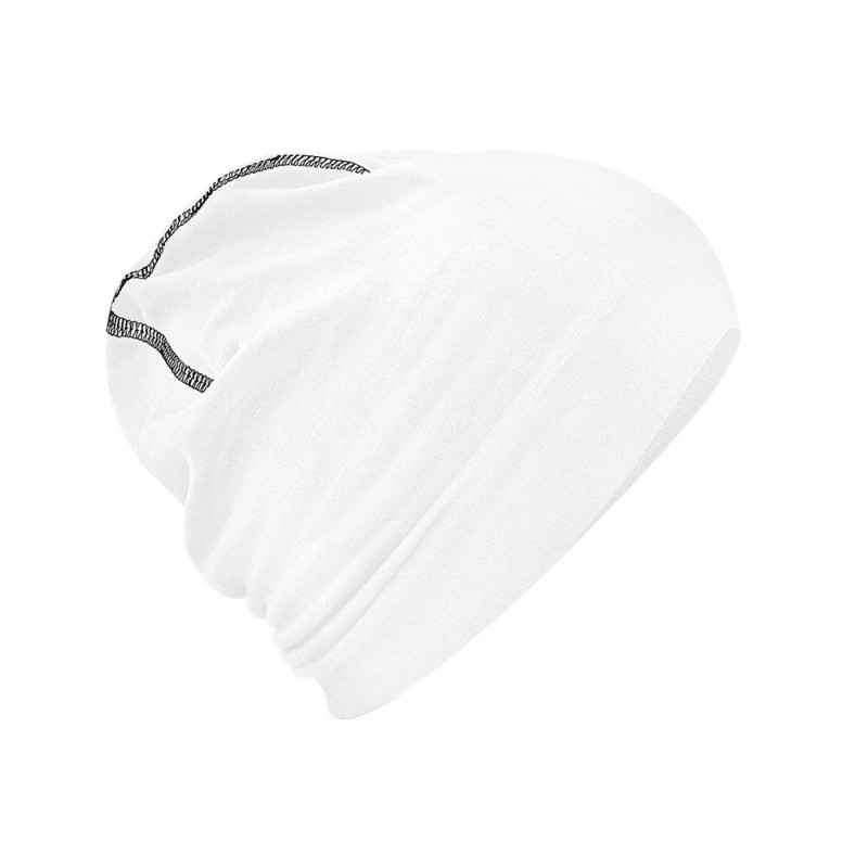 Beechfield Gorro hemsedal de algodon B366 color blanco