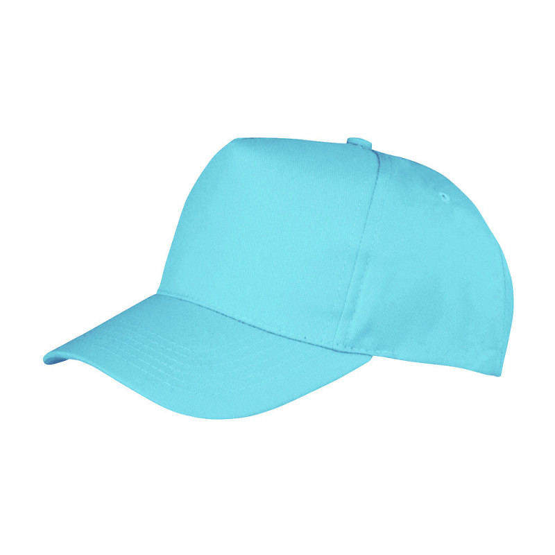 Result Gorra 5 paneles boston RC084X color agua