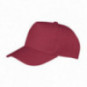 Result Gorra 5 paneles boston RC084X color burgundy