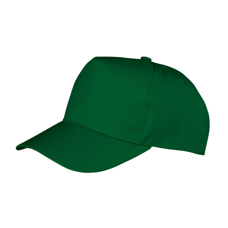 Result Gorra 5 paneles boston RC084X color dark green