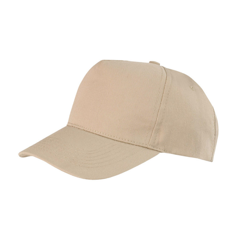 Result Gorra 5 paneles boston RC084X color sand