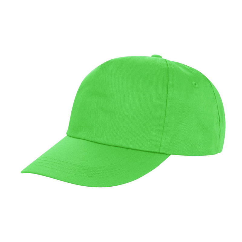 Result Gorra 5 paneles houston RC080X color lima verde